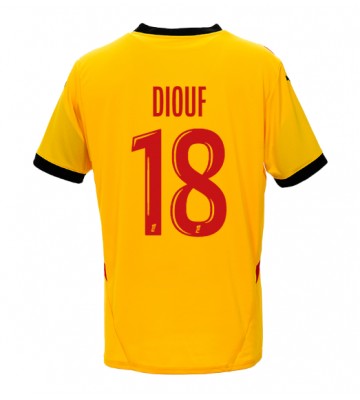 RC Lens Andy Diouf #18 Hjemmebanetrøje 2024-25 Kort ærmer